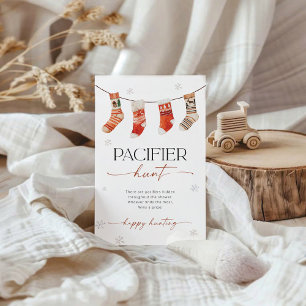 Winter Pacifier Hunt Baby Shower Game