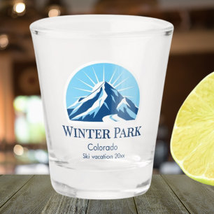 Winter Park Colorado ski resort souvenir  Shot Glass