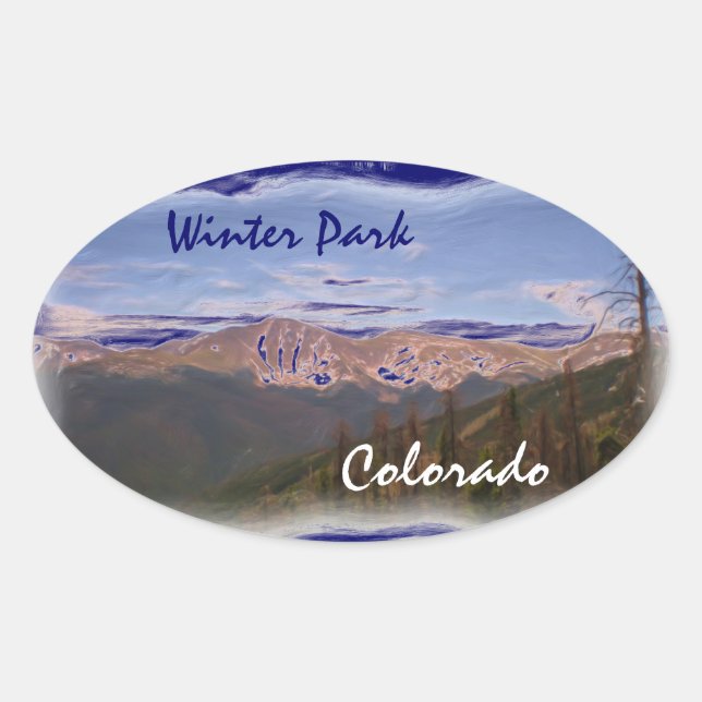 Winter Park Colorado sticker (Front)