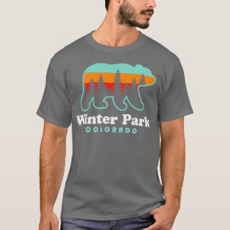 Winter Park Colorado Vacation Travel Bear Trees T-Shirt