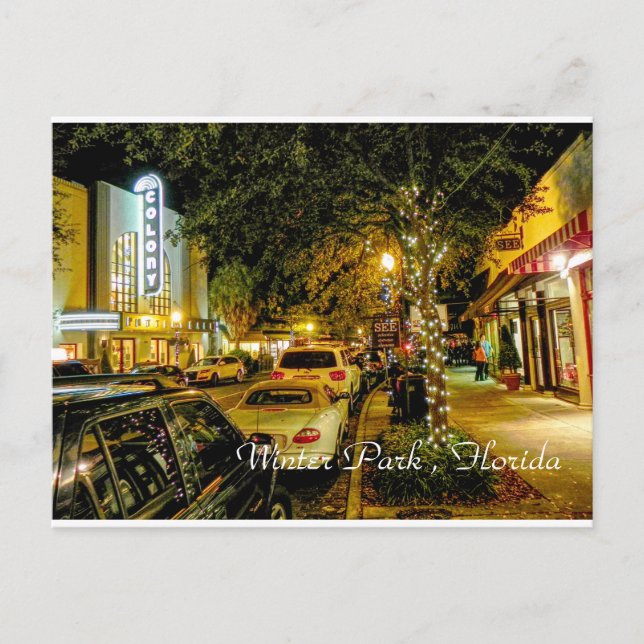 Winter Park Florida Postcard (Front)