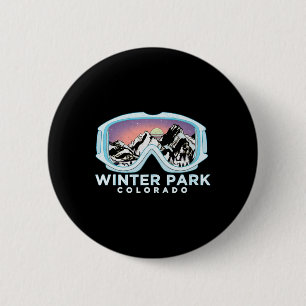 Winter Park Ski Design Winter Park  6 Cm Round Badge