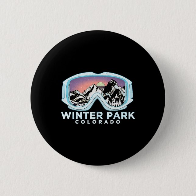 Winter Park Ski Design Winter Park  6 Cm Round Badge (Front)