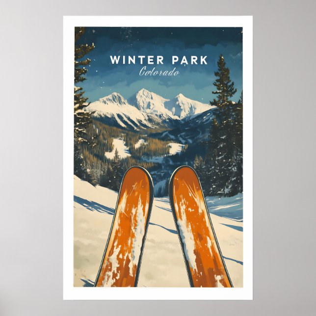 Winter Park Ski Poster - Colorado 1 (Front)