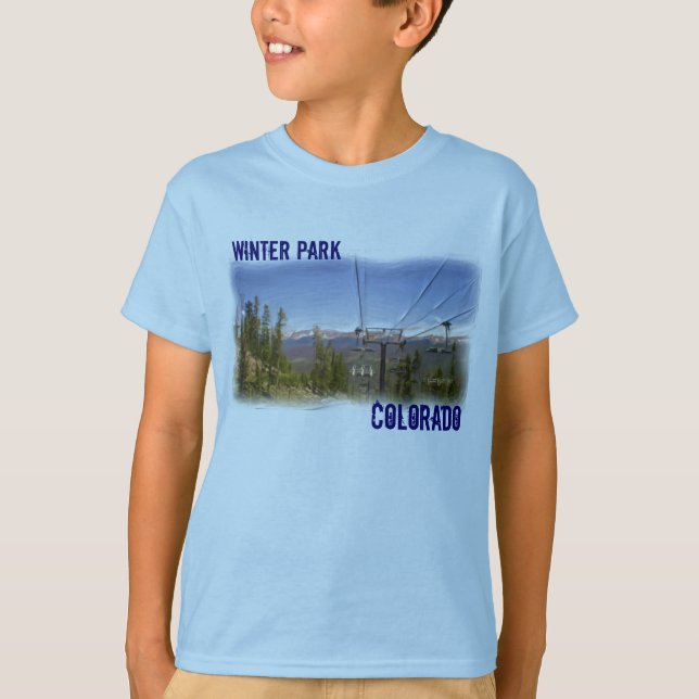 Winter Park summer lift boys shirt (Front)