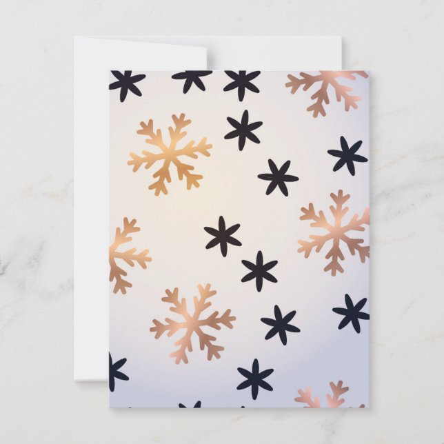 Winter Pattern 12 Card (Front)