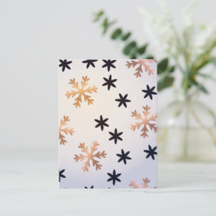 Winter Pattern 12 Postcard