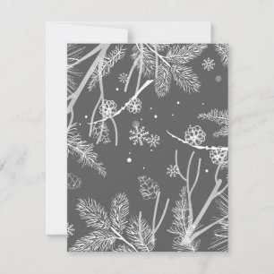 Winter Pattern 4 Card
