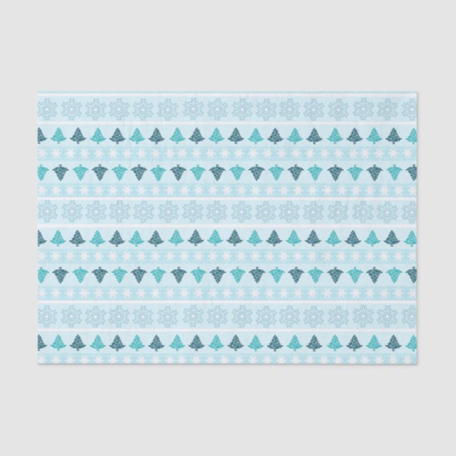 Winter Pattern Tissue Paper (Front)