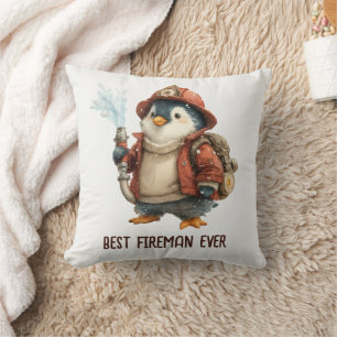 Winter Penguin Firefighter Ping Pong Paddle Cushion