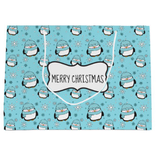 Winter Penguin Gift Bag (Large)
