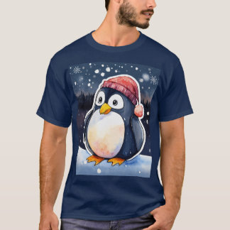Winter Penguin T-Shirt – Cute & Cosy Cold-Weather