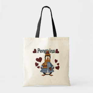 Winter Penguin Tshirts and Gifts Tote Bag