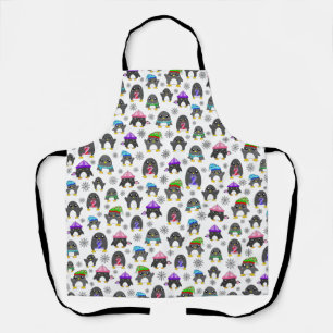 Winter Penguins Apron