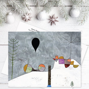 Winter Picture Abstract Paul Klee Postcard