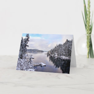 Winter Picture of Snow Card