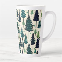 Winter Pine Tree design Christmas snow #4