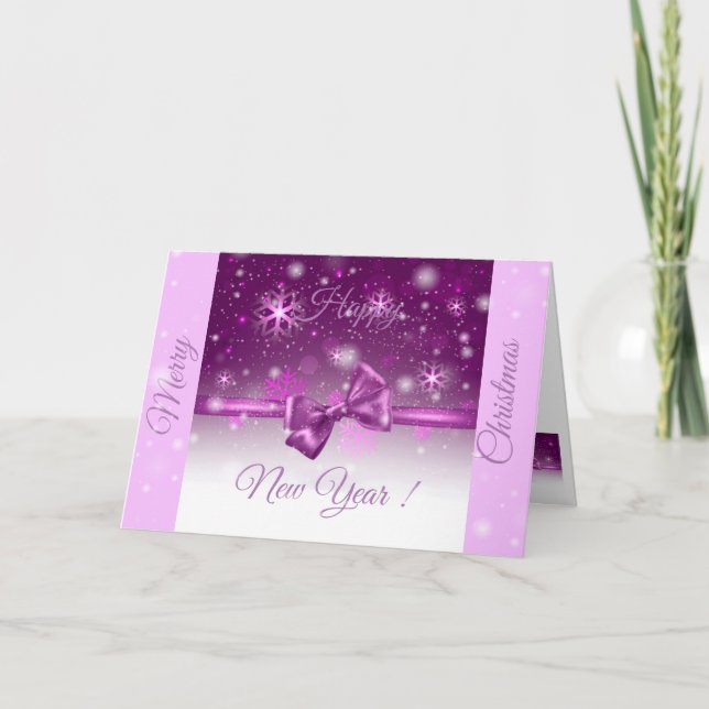 Winter Pink Card (Front)