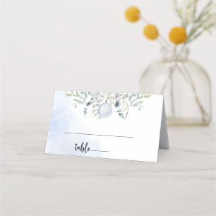 Winter place card