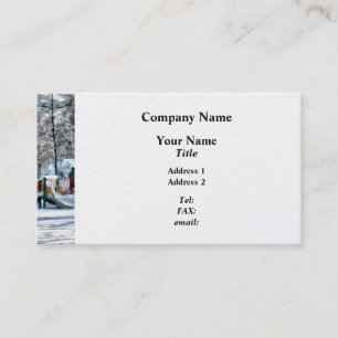 Winter Playground Business Card