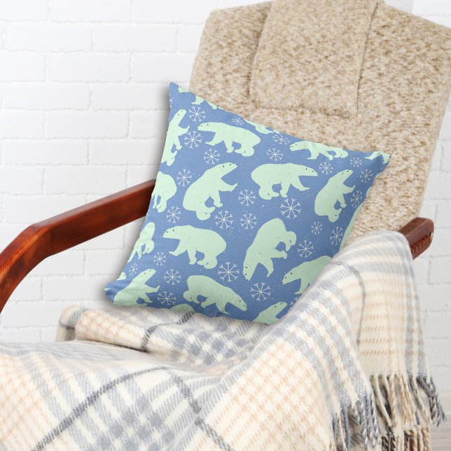 Winter Polar Bear Cushion (Creator Uploaded)