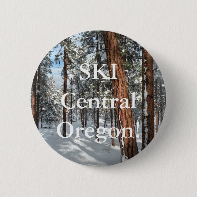 Winter Ponderosa 6 Cm Round Badge (Front)