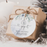 Winter Pop it when she pops baby shower Favour Tag<br><div class="desc">Winter Pop it when she pops baby shower Favour Tag.
Matching items available.</div>