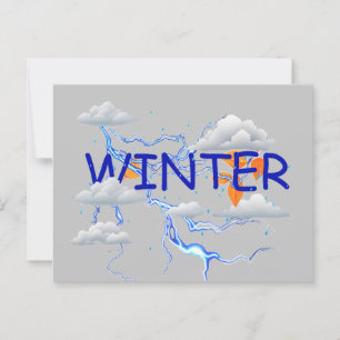 Winter  postcard
