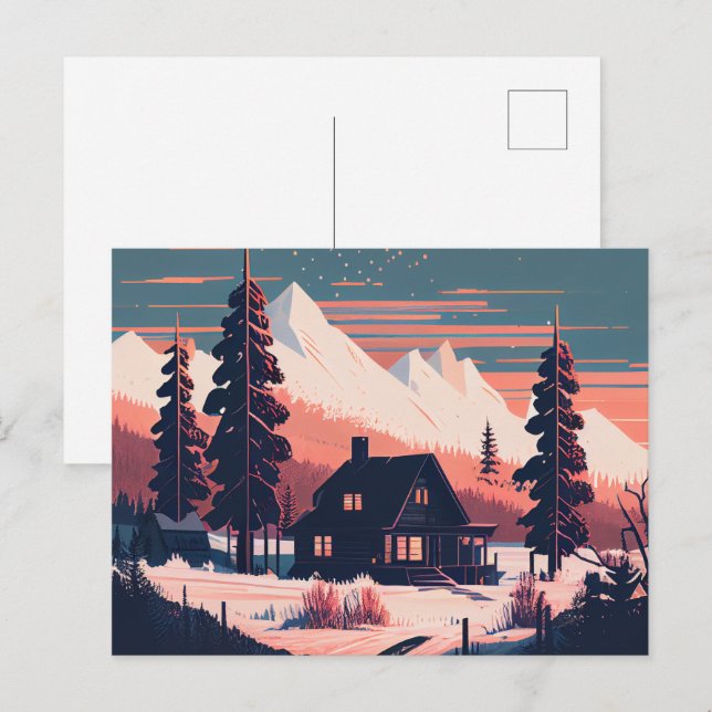Winter Postcards (Front/Back)