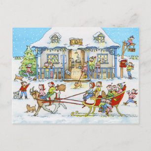 Winter Postoffice Postcard