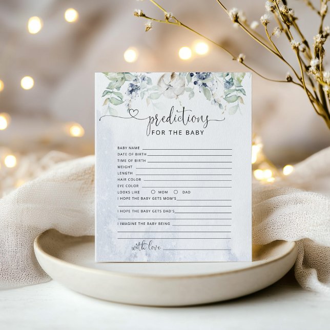 Winter prediction for baby card (Creator Uploaded)