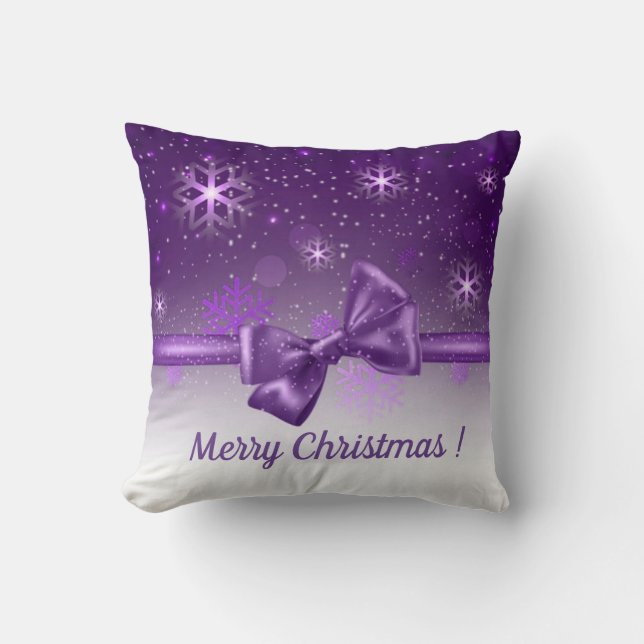 Winter Purple Cushion (Front)