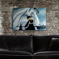 Winter Queen White Dragon Fantasy