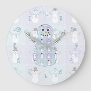 Winter Quilt Clock