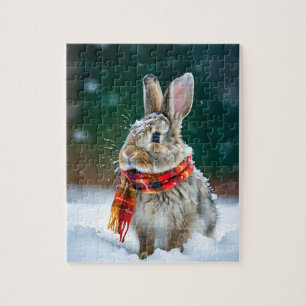 Winter Rabbit Puzzle