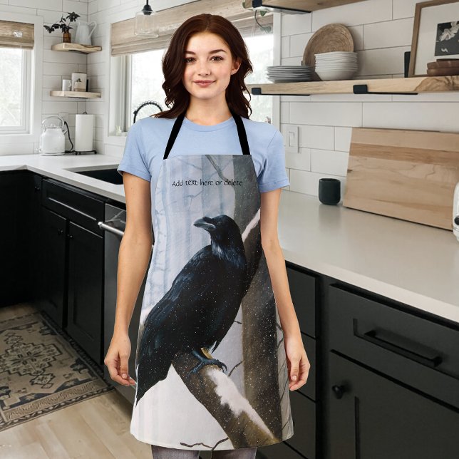 Winter Raven Forest Apron (Creator Uploaded)