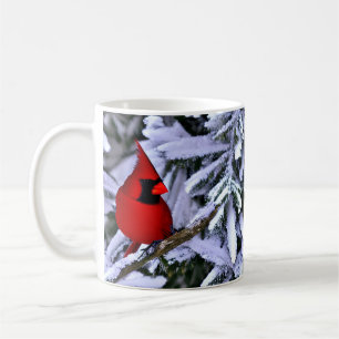 Winter Red Cardinal Coffee Mug