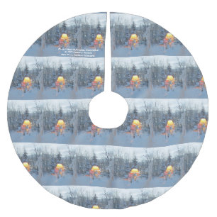 Winter Reflections Brushed Polyester Tree Skirt