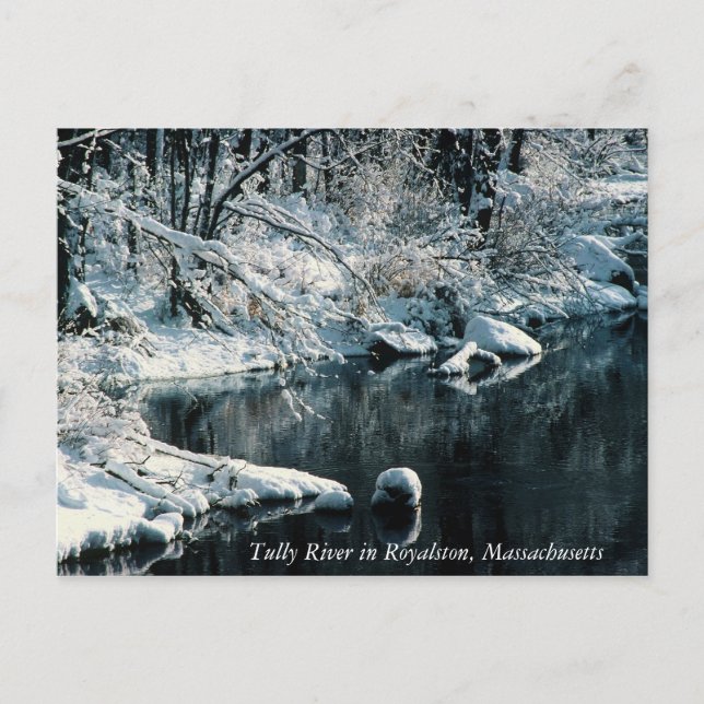 Winter Reflections Royalston, Massachusetts Postcard (Front)