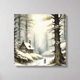 Winter Retreat Canvas Art