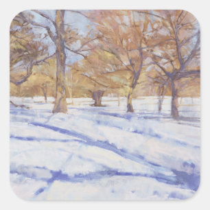 Winter Richmond Park Square Sticker