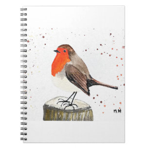 Winter robin notebook