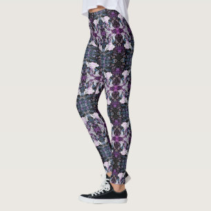 Winter Rose and Butterflies - Beauty Leggings