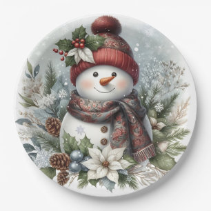 Winter’s Gentle Joy Paper Plate