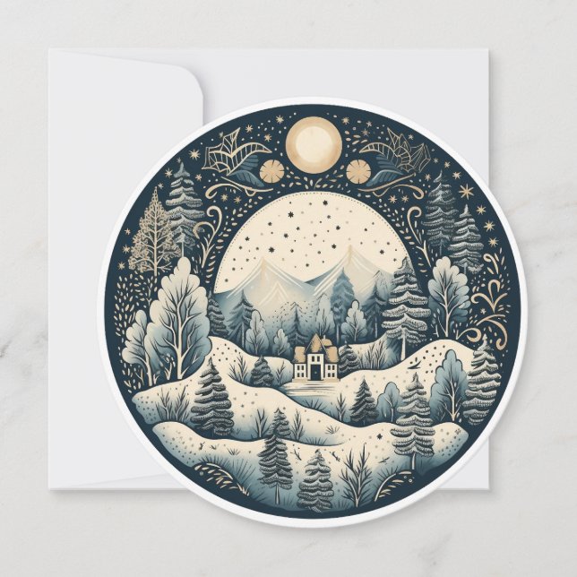 Winter’s Quiet Spell Holiday Card (Front)