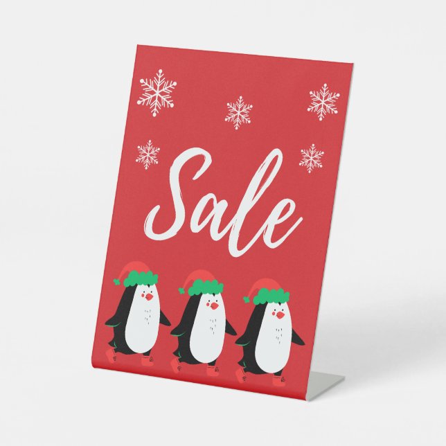 Winter Sale Sign Table Top, Small Sale Signage (Front)