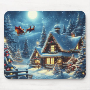 Winter/Santa/Christmas/Snow Mouse Pad