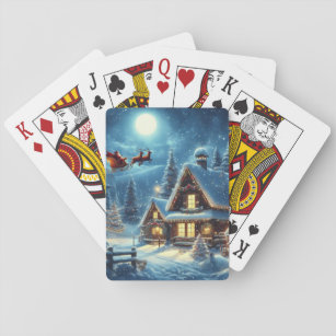 Winter/Santa/Christmas/Snow Playing Cards