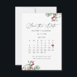 Winter Save the Date<br><div class="desc">This modern wedding card has a warm, minimalist design. The front features a lively script text above your first names and date. On the back, we've set the background as transparent, so that the colour of the paper will serve as the base colour. You can choose a colour for the...</div>