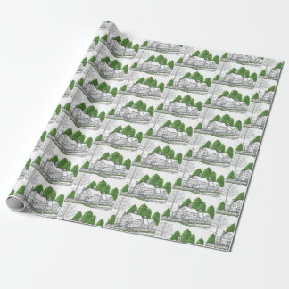 Winter Scape 2 Wrapping Paper